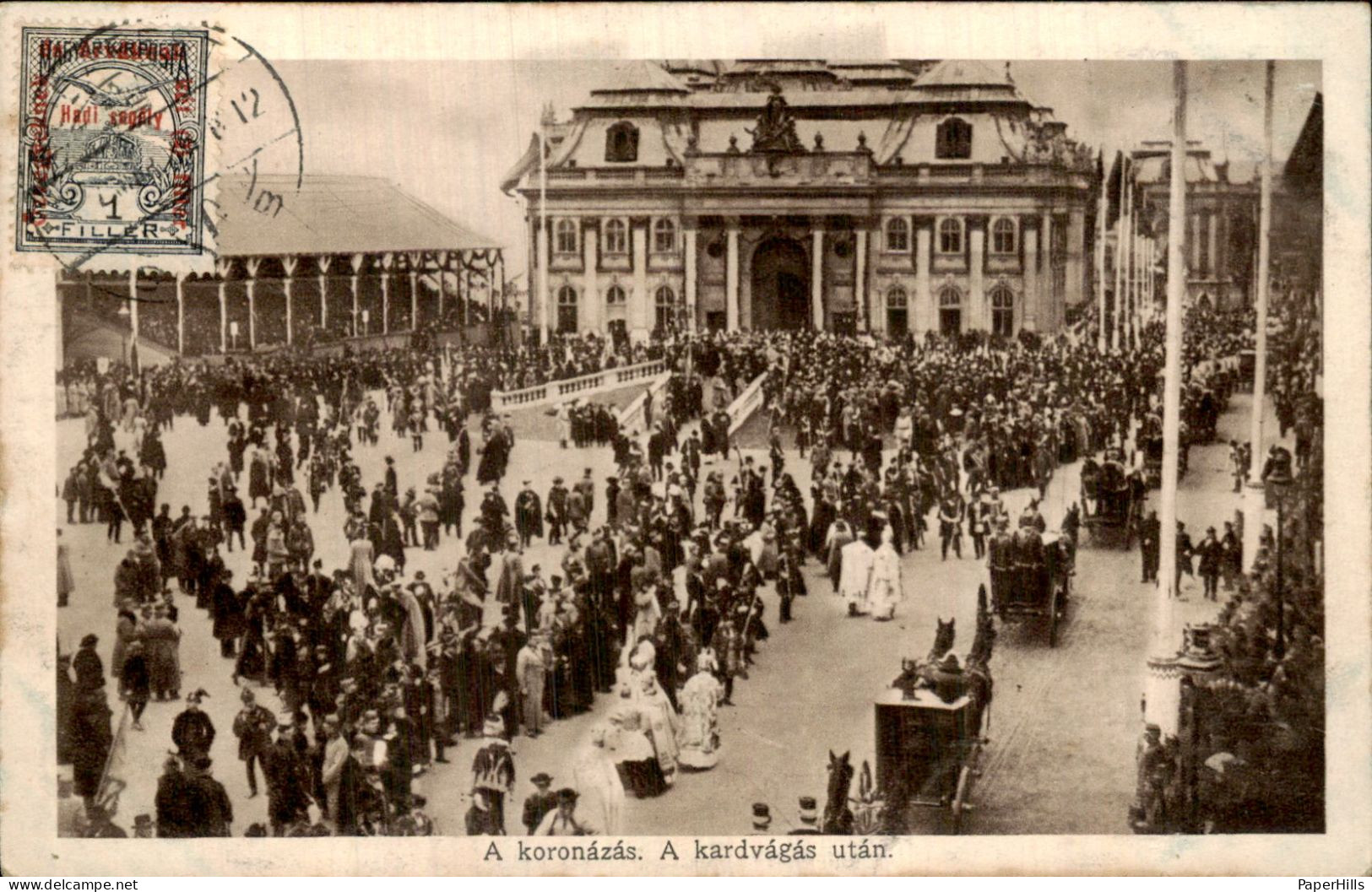 Hongarije Hungary - A koronázás