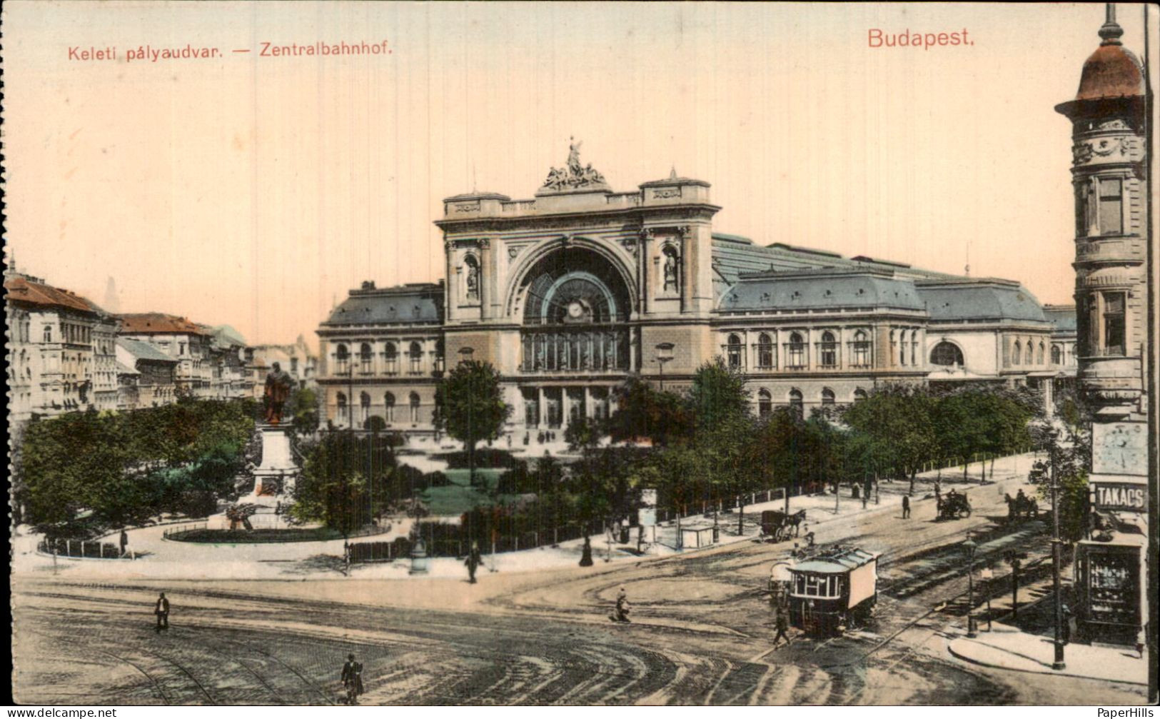 Hongarije Hungary - Budapest - Bahnhof