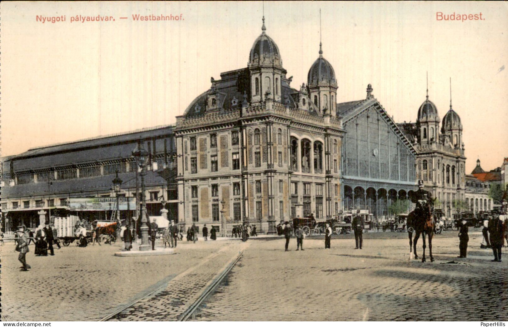 Hongarije Hungary - Budapest - Nyugoti pályaudvar