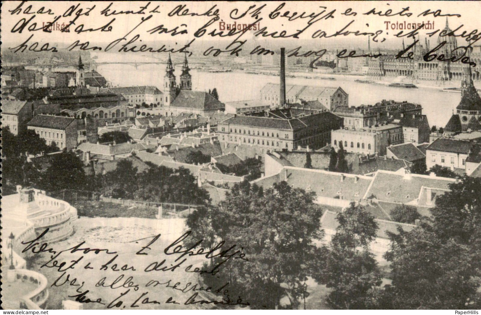 Hongarije Hungary - Budapest - Totalansicht