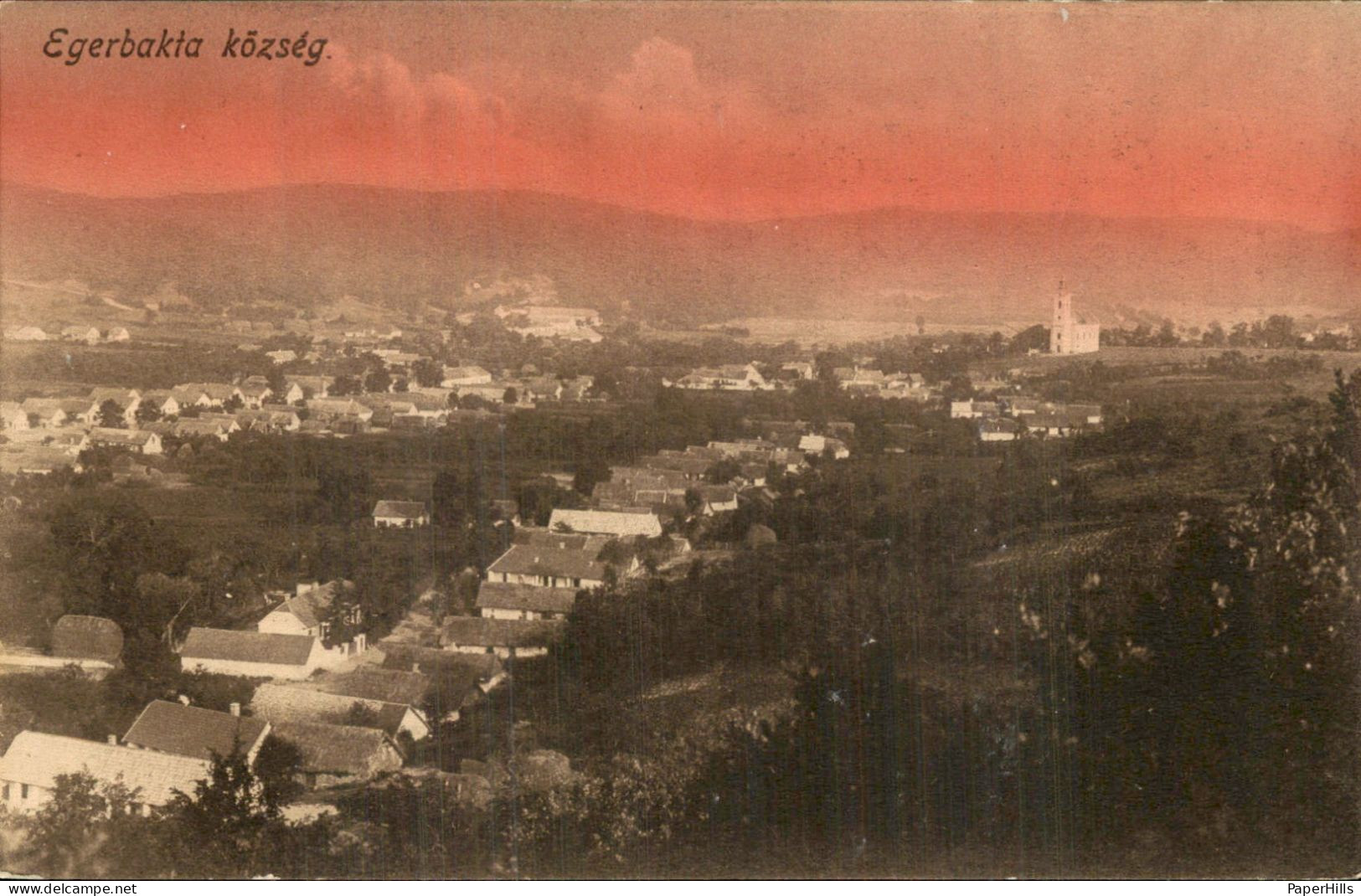 Hongarije Hungary - Egerbakta - község