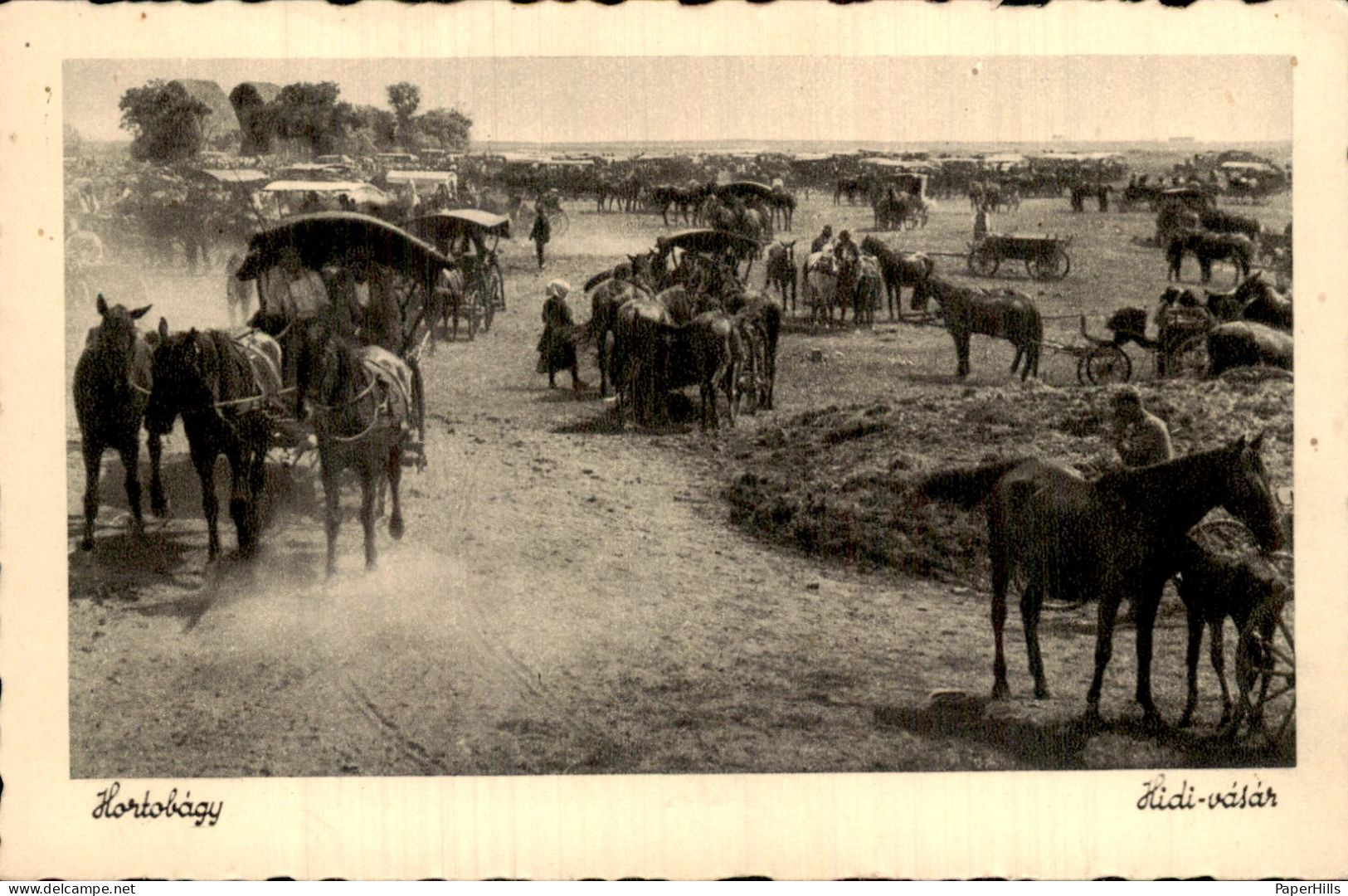 Hongarije Hungary - Hortobágy - Hidi-vásár