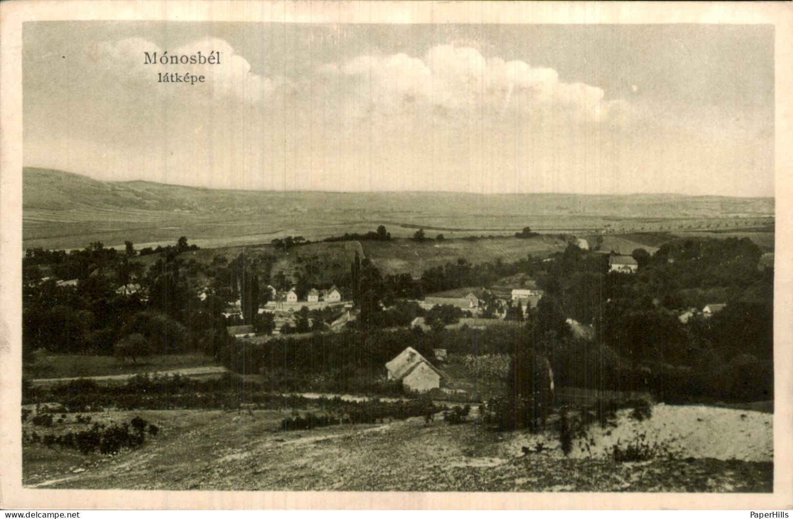 Hongarije Hungary - Mónosbél - látképe