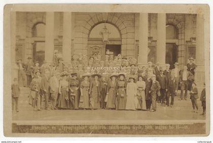 GYŐR 1910. dalkörök, fotós képeslap