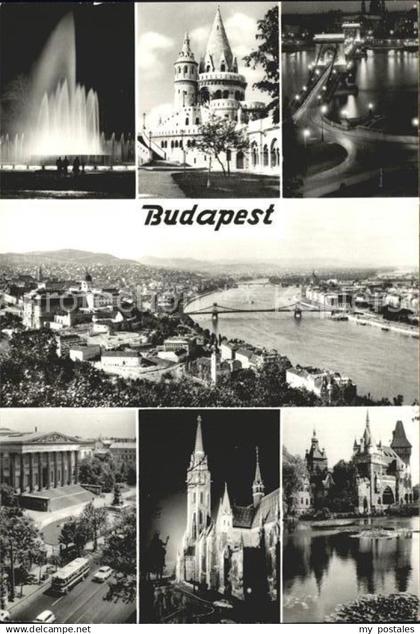 Budapest Fliegeraufnahme Kirchen Brunnen