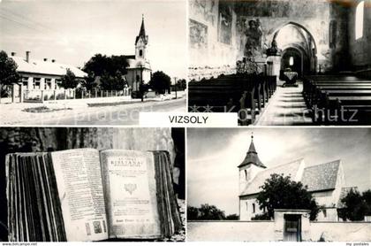 Vizsoly Kirche Inneres Buch