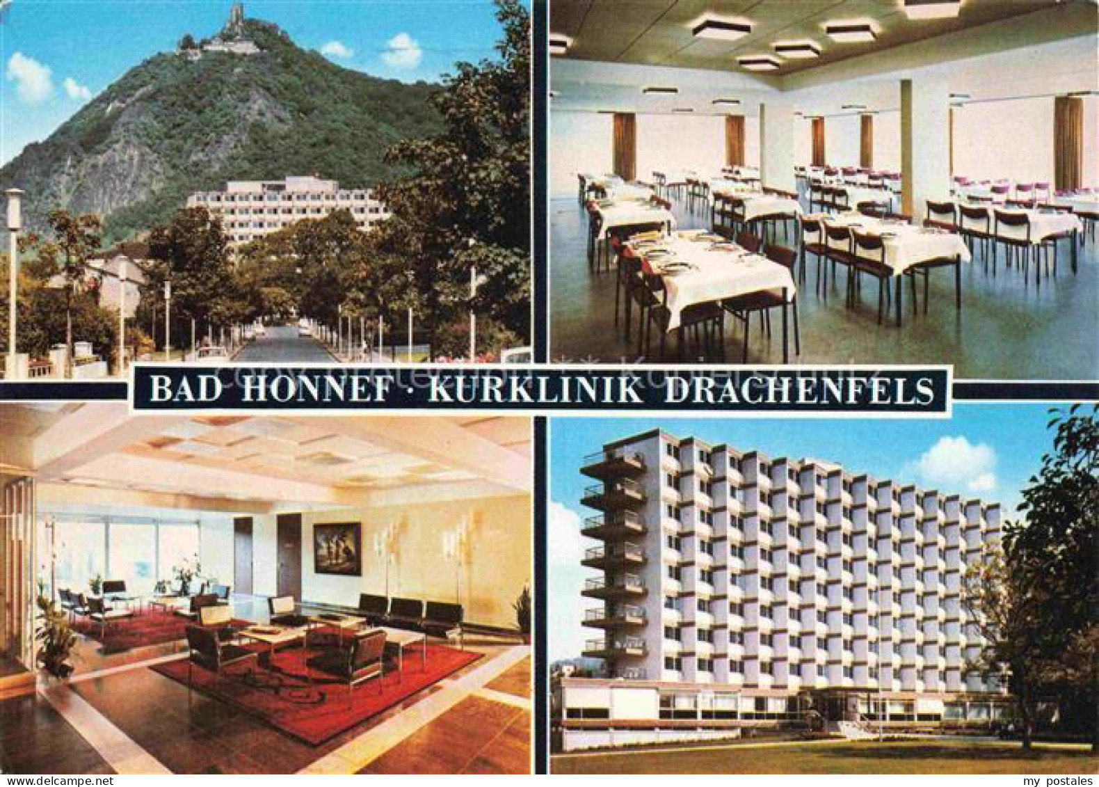Honnef BAD HONNEF Kurklinik-Drachenfels Drachenfels Siebengebirge Speisesaal Lou