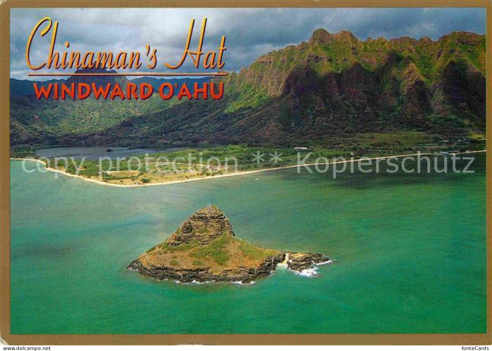 Honolulu Chinamans Hat Windward Oahu