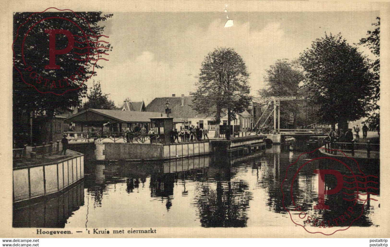 HOOGEVEEN 't Kruis met eiermarkt    DRENTHE HOOGEVEEN  HOLLAND HOLANDA NETHERLANDS