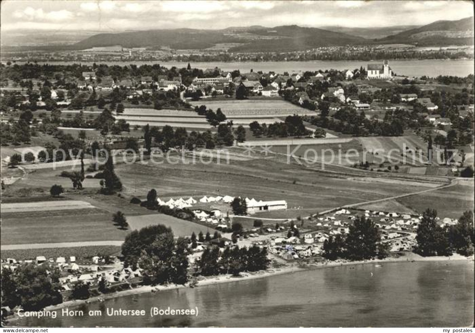 Horn Untersee Camping Horn Fliegeraufnahme