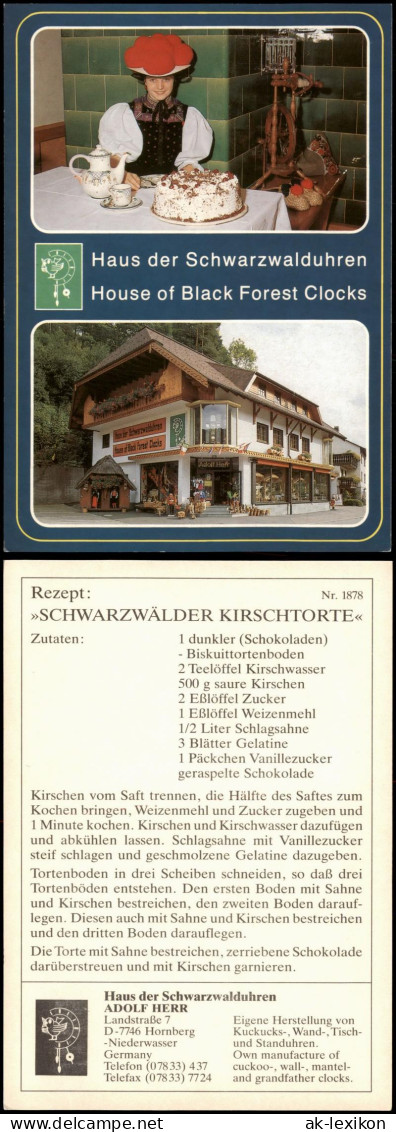Hornberg Hornberg, Haus der Schwarzwalduhren und SCHWARZWÄLDER KIRSCHTORTE 1980
