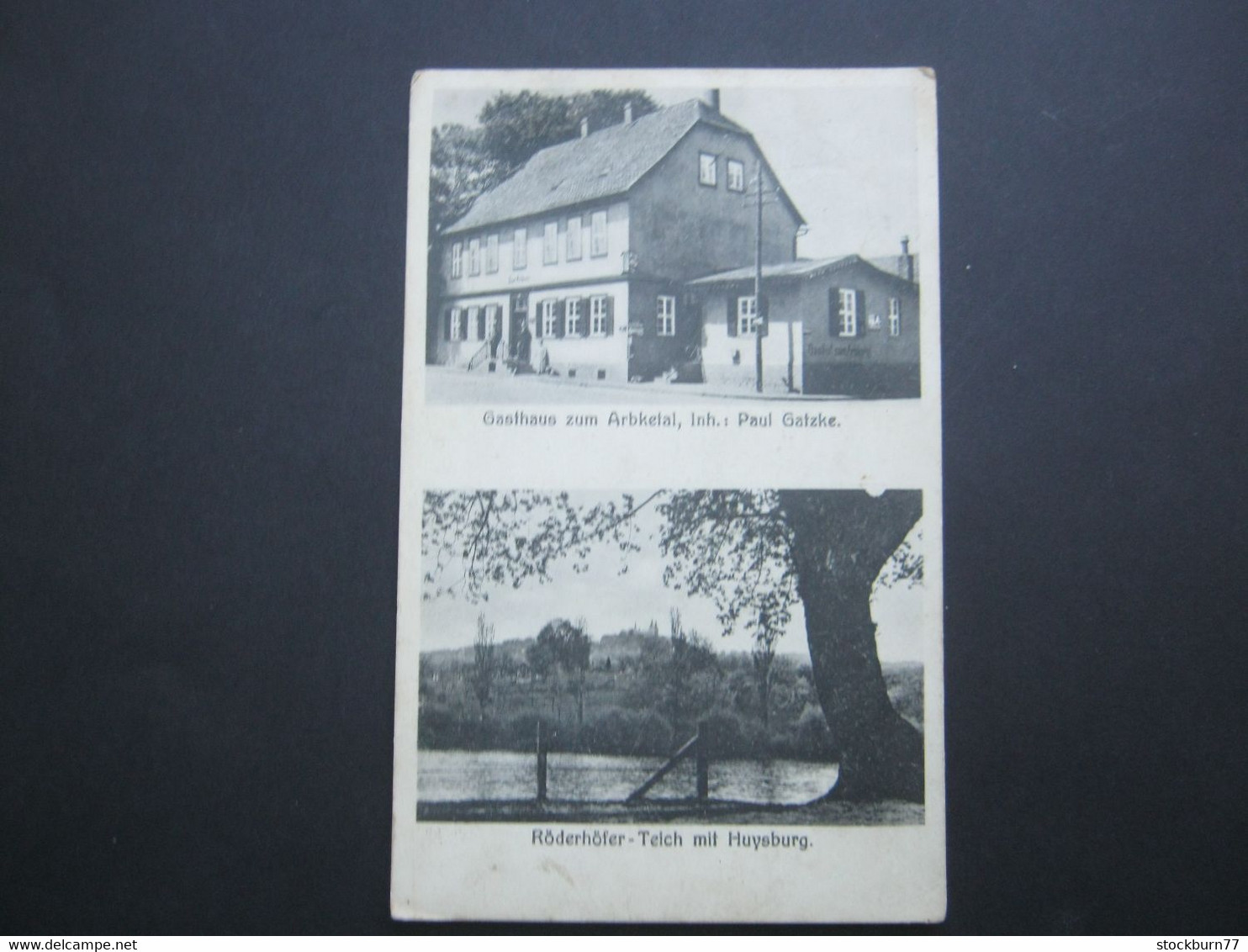 Hornhausen , Oschersleben , Gasthof , schöne Karte  1934