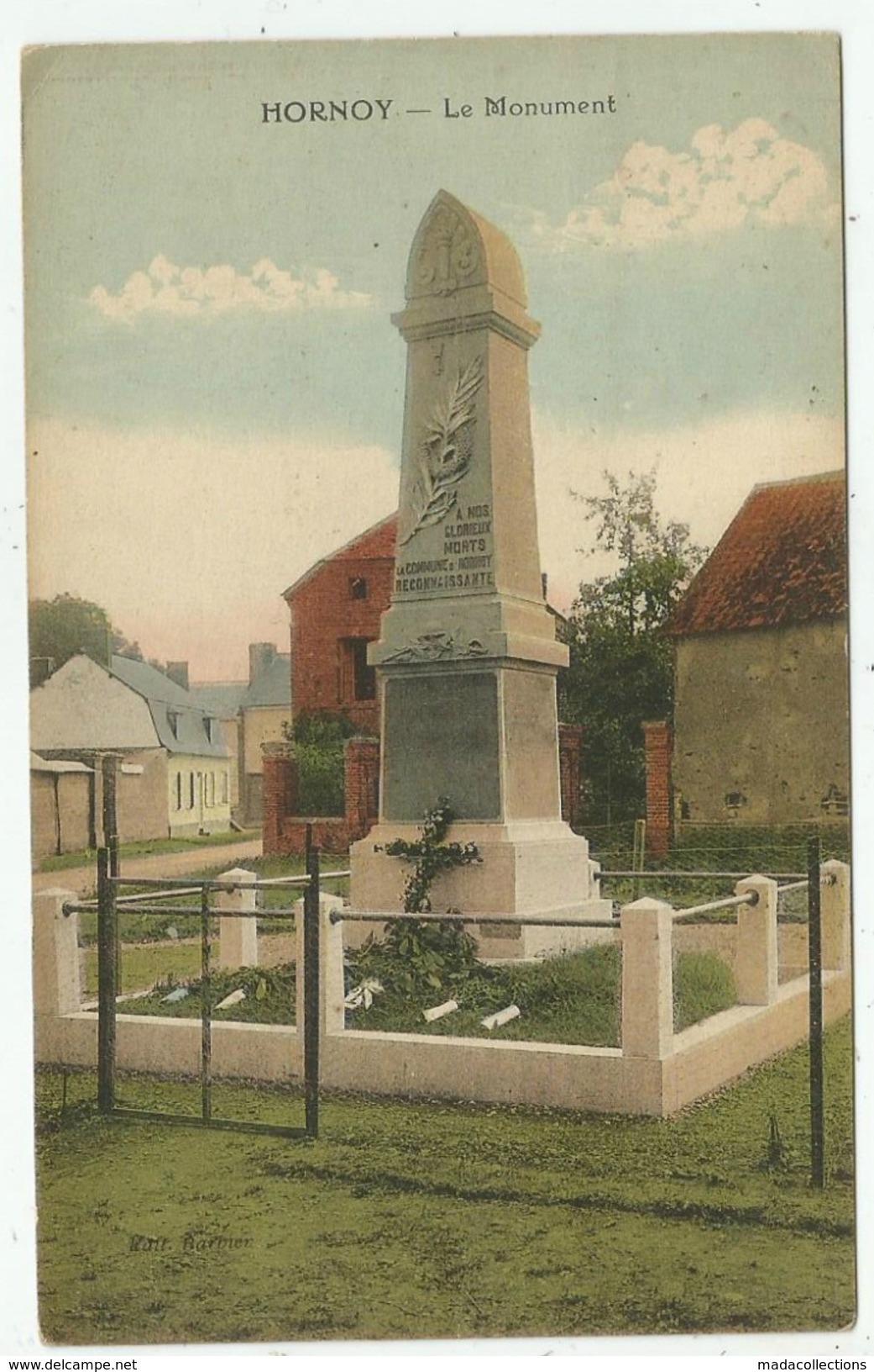 Hornoy (80.Somme) Le Monument