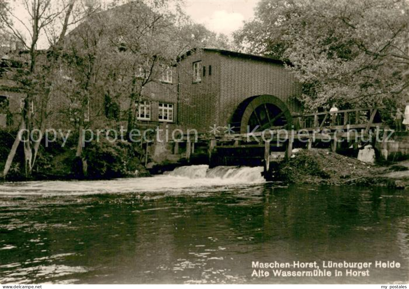 Horst Seevetal Alte Wassermuehle Wasserrad