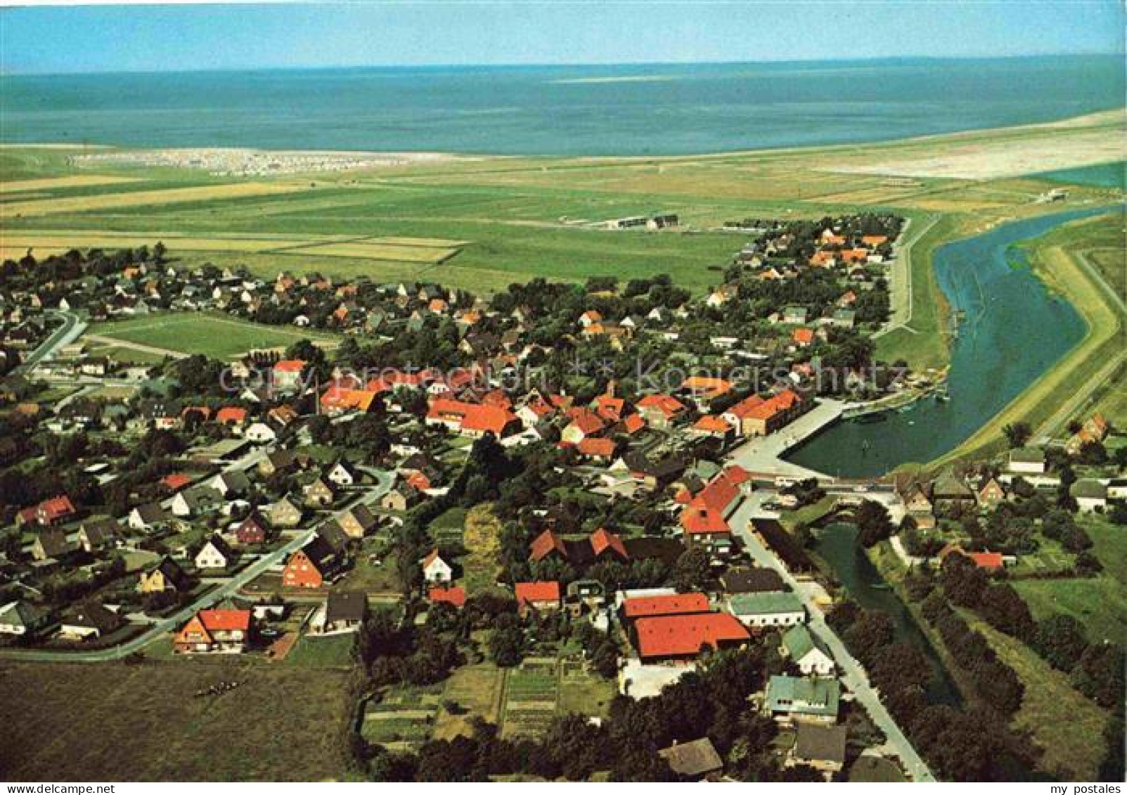 Horumersiel Wangerland Friesland Niedersachsen Fliegeraufnahme mit Hooksiel Flie