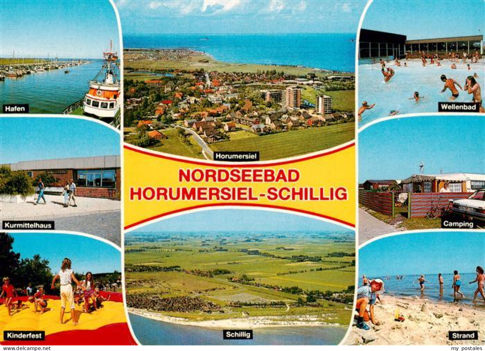 Horumersiel Wangerland Hafen Kurmittelhaus Kinderfest Fliegeraufnahmen Schillig