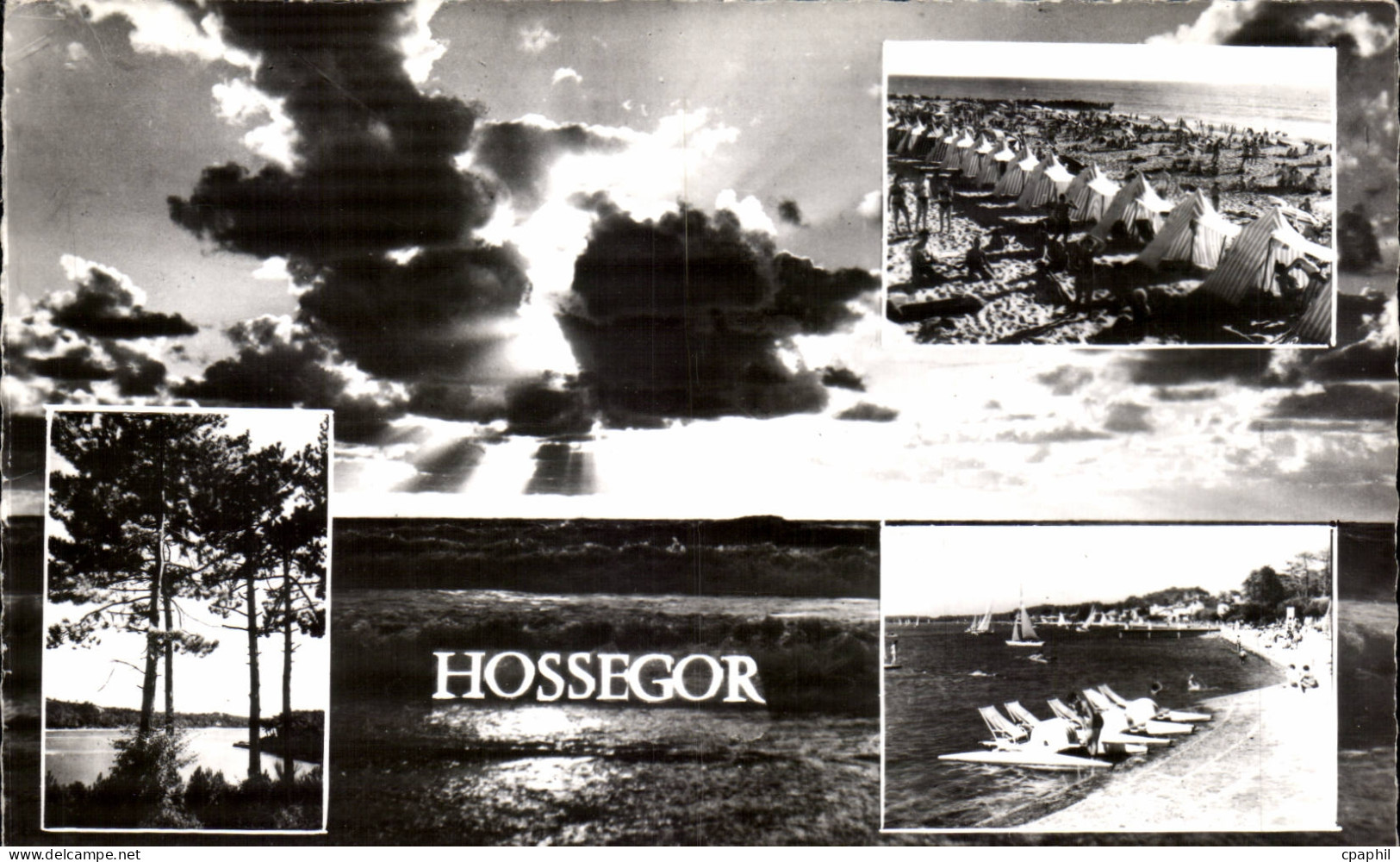 Hossegor - Souvenir - CPA