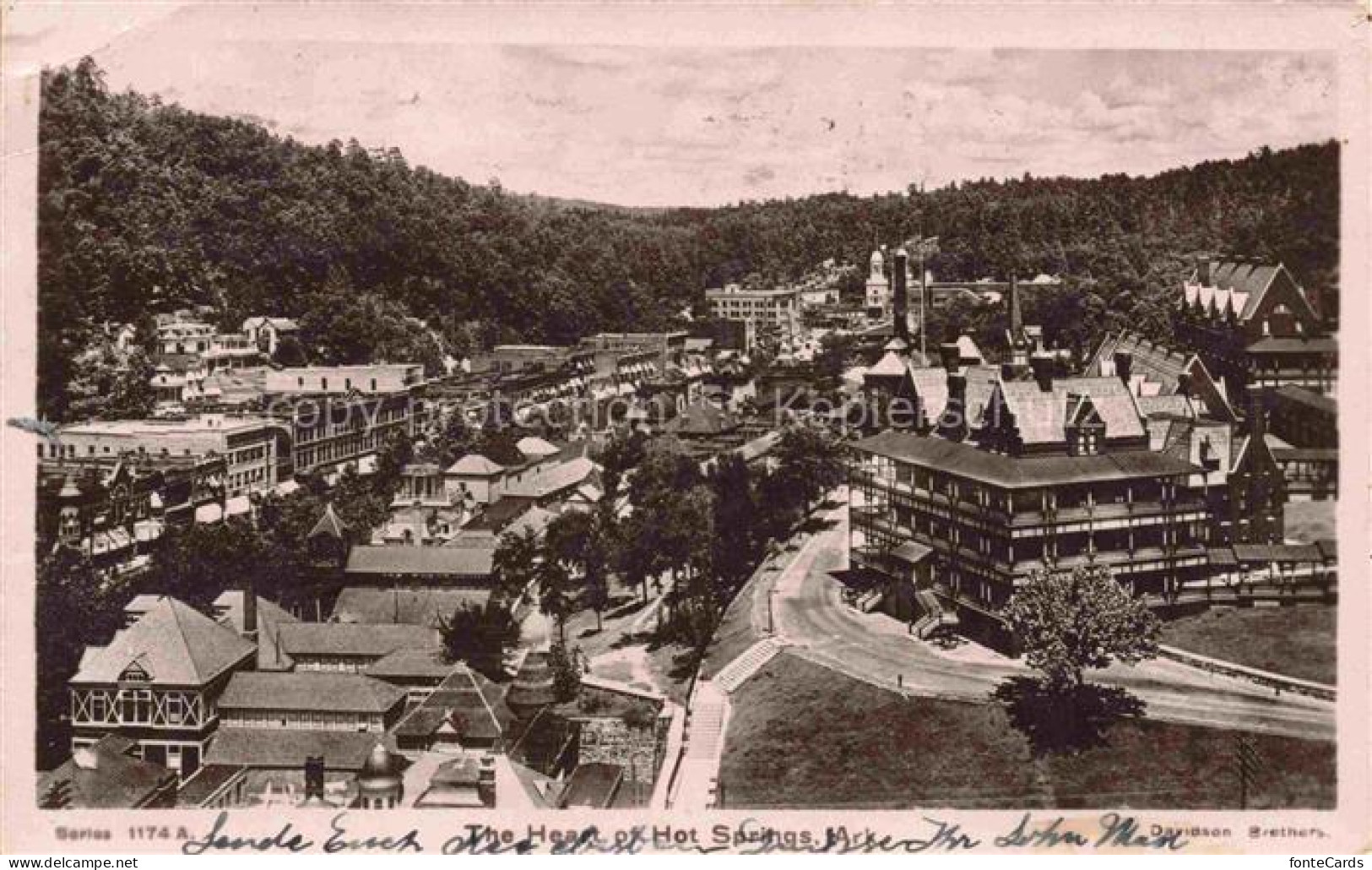 Hot Springs Arkansas USA Panorama