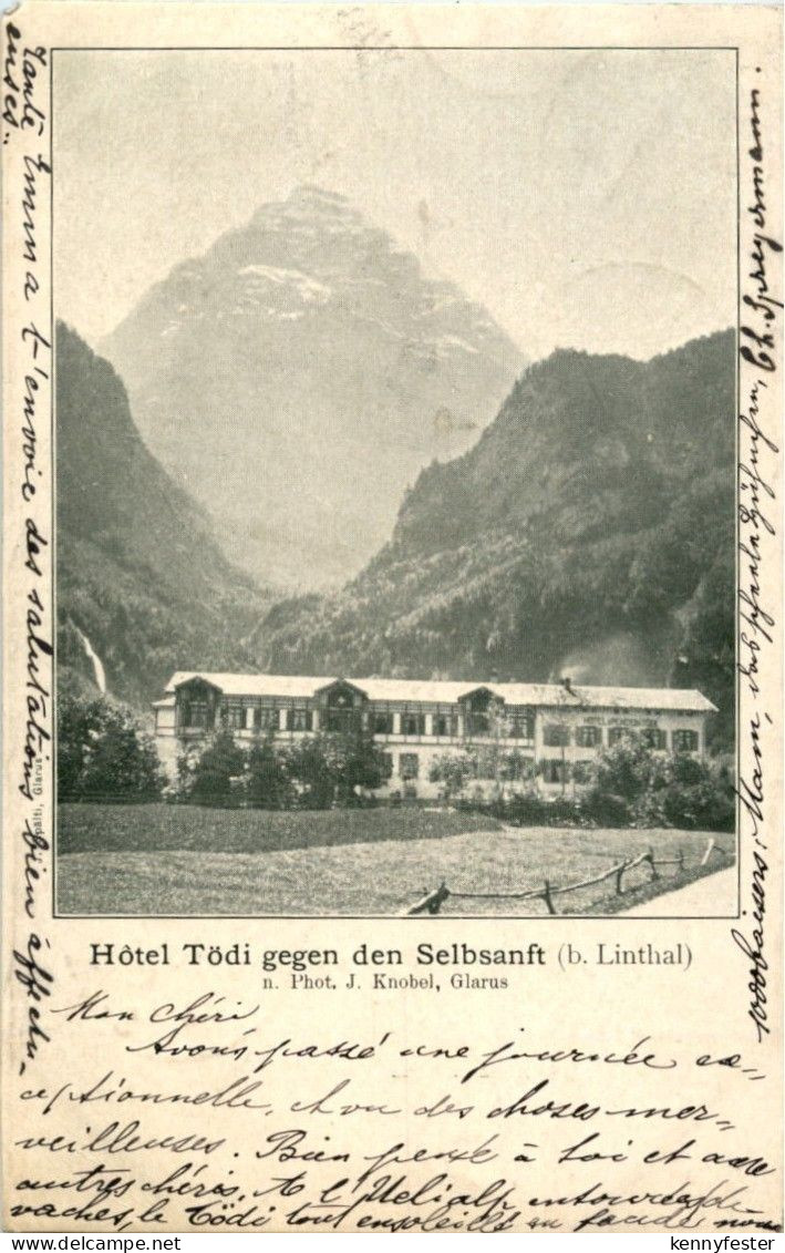 Hotel Tödi gegen den Selbsanft bei Linthal
