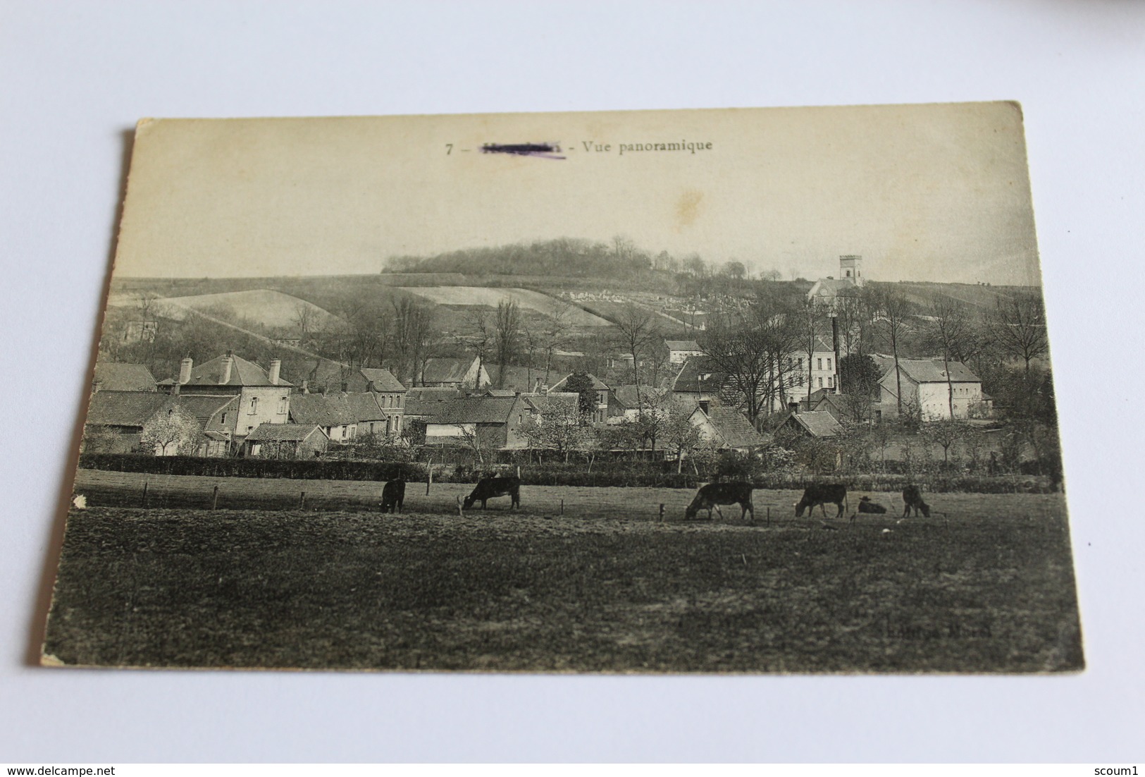 HOUDAIN - vue panoramiquedos vert