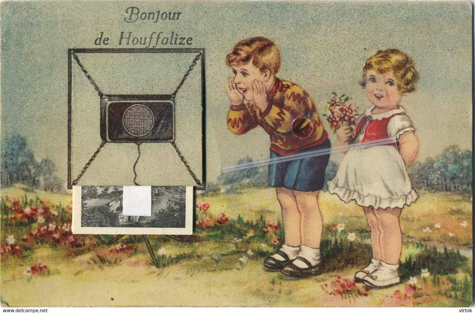 Houffalize :   carte a système - systeemkaart  (  images compleet )  KODAK