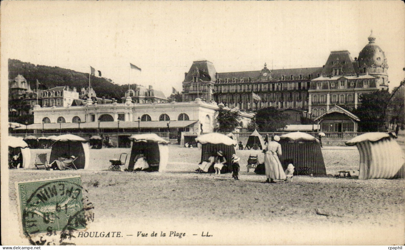 Houlgate CPA Vue de la plage