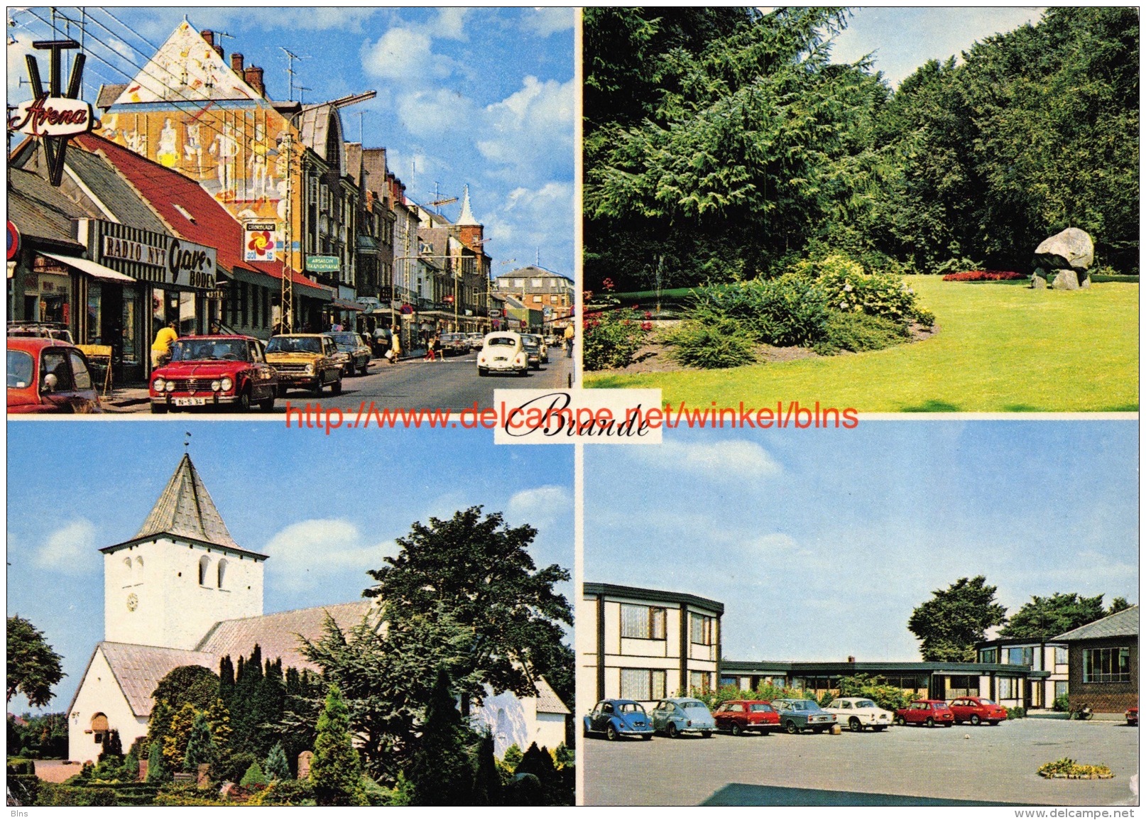 Hovedgaden - Brande - Kirken