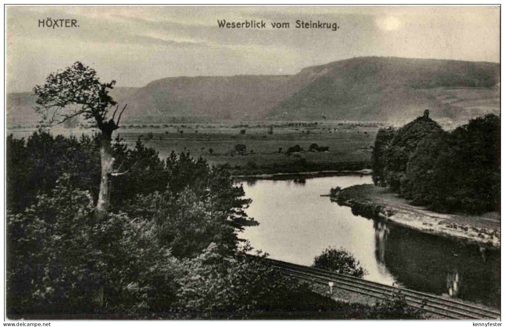 Höxter - Weserblick vom Steinkrug