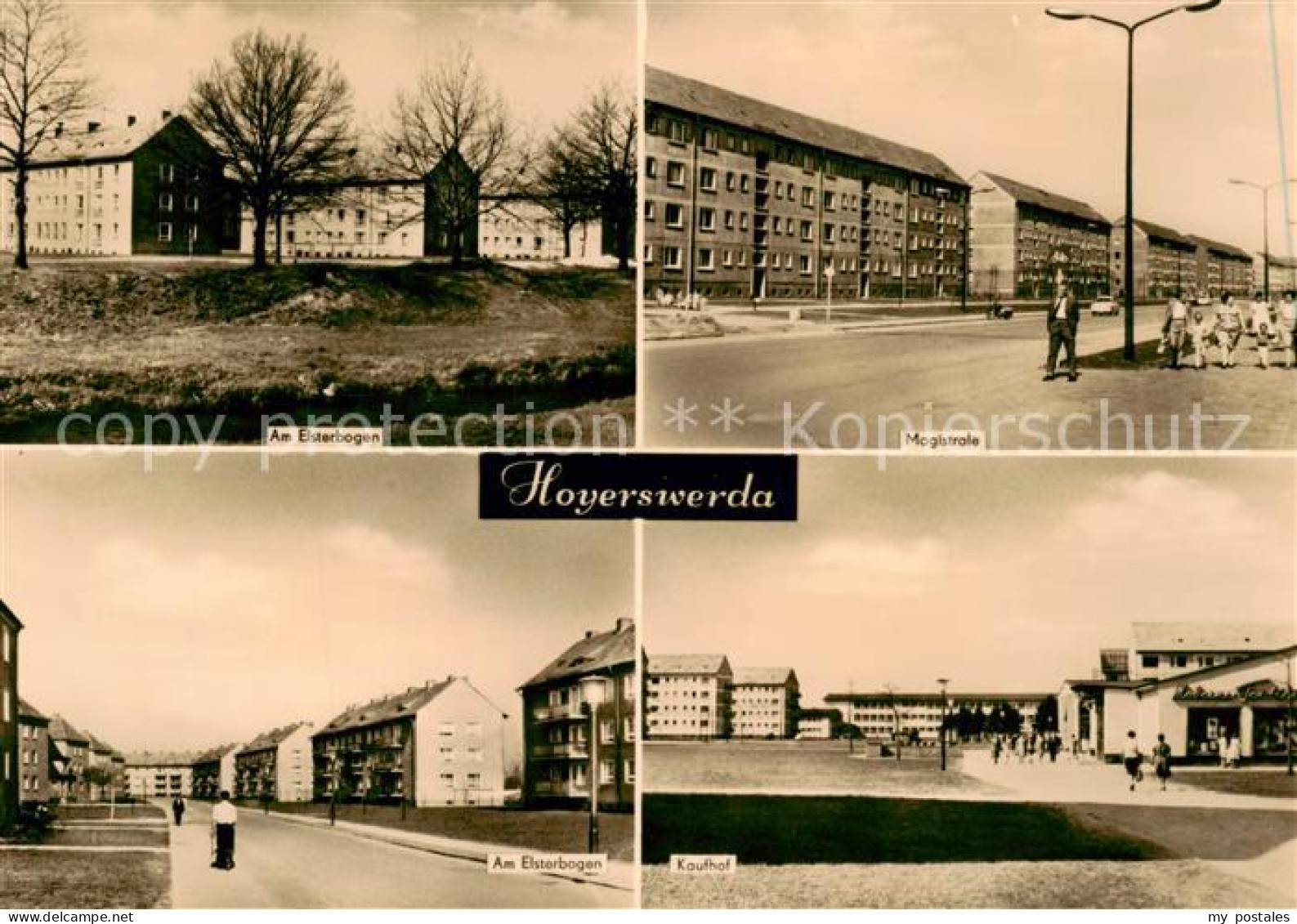 Hoyerswerda Am Elsterbogen Wohnsiedlung Magistrasse Kaufhof