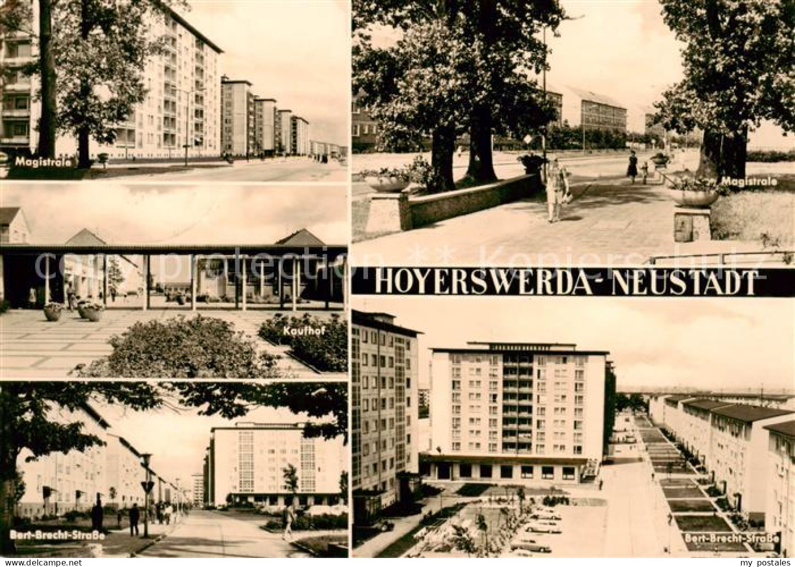 Hoyerswerda Magistrale Kaufhof Bert Brecht Strasse