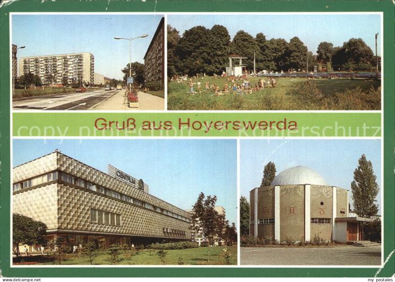 Hoyerswerda Wilhelm-Pieck-Strasse Freibad Planetarium