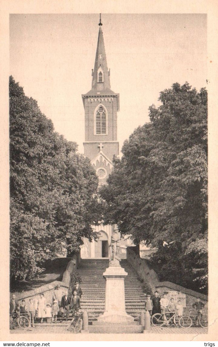 Hozémont - Église et Monument des Combattants