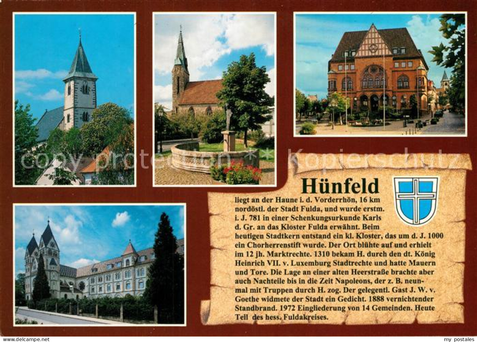 Huenfeld St. Jakobus Heil. Kreuz Rathaus