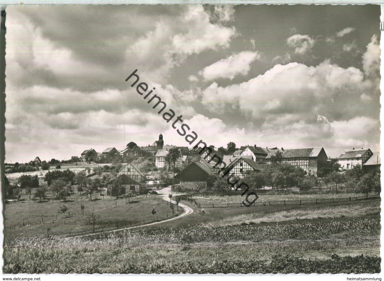 Hülsa - Homberg/Efze - Verlag Eigenbrod Homberg 60er Jahre - Foto-Ansichtskarte-Großformat