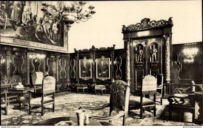 CPA Budapest Ungarn, Parlament, Empfangssaal des Präsidenten des Abgeordnetenhauses