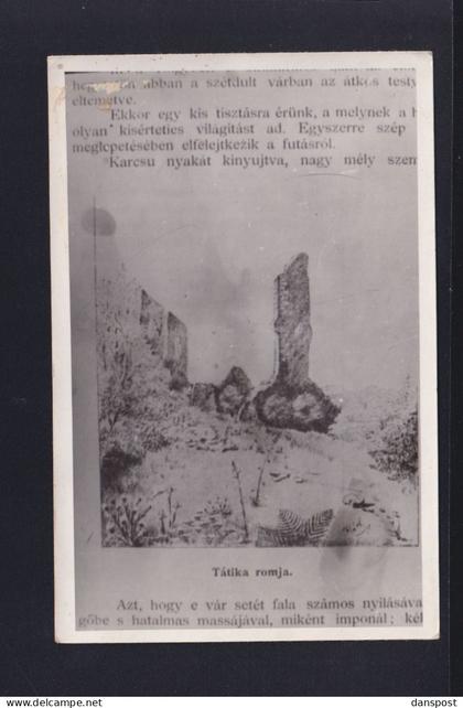 Ungarn Hungary PK Tatika Romja