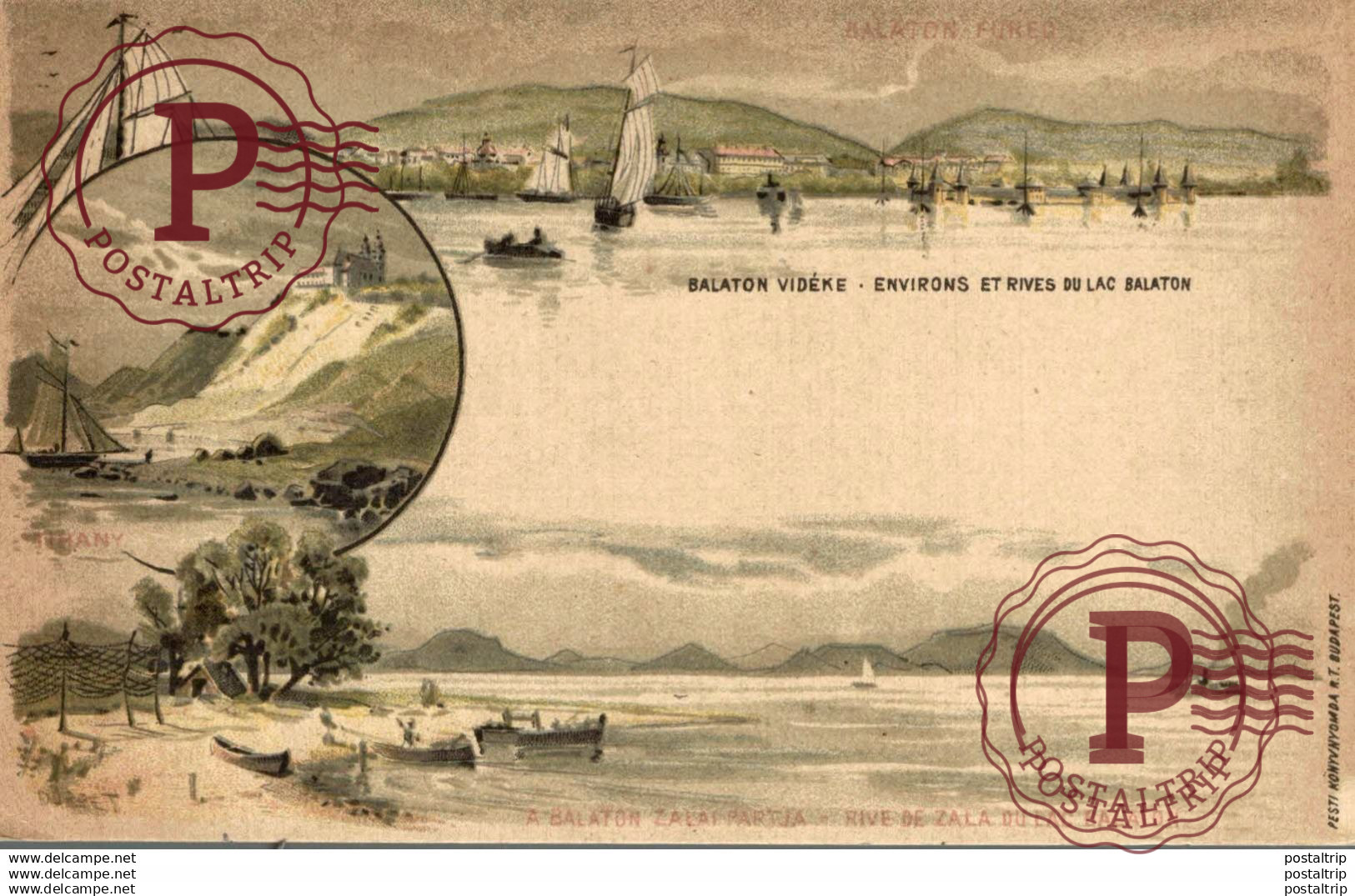 HUNGRÍA // HUNGARY.   BALATON VIDEKE - Environs et rives du Lac Balaton