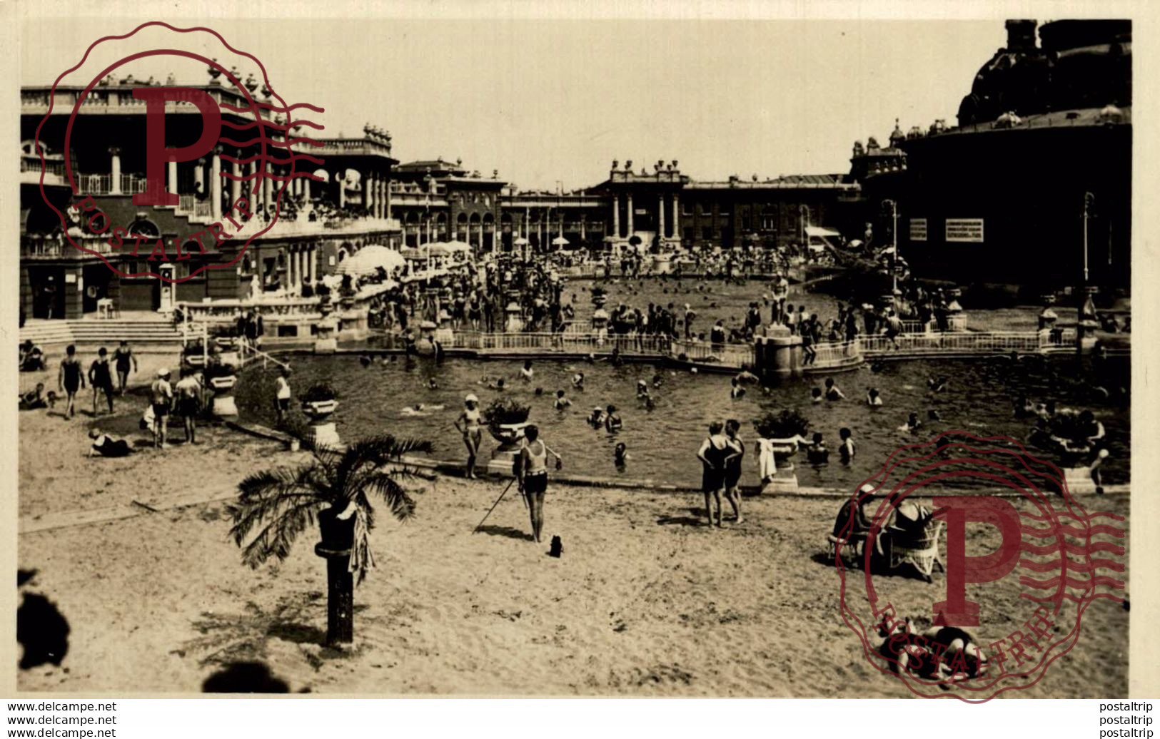 HUNGRÍA // HUNGARY.  BUDAPEST - Széchenyi-Strandfürdo. REAL PHOTO