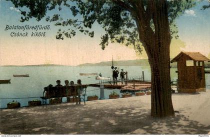 Hongarije Hungary - Balatonfüred - Csónak kikötő