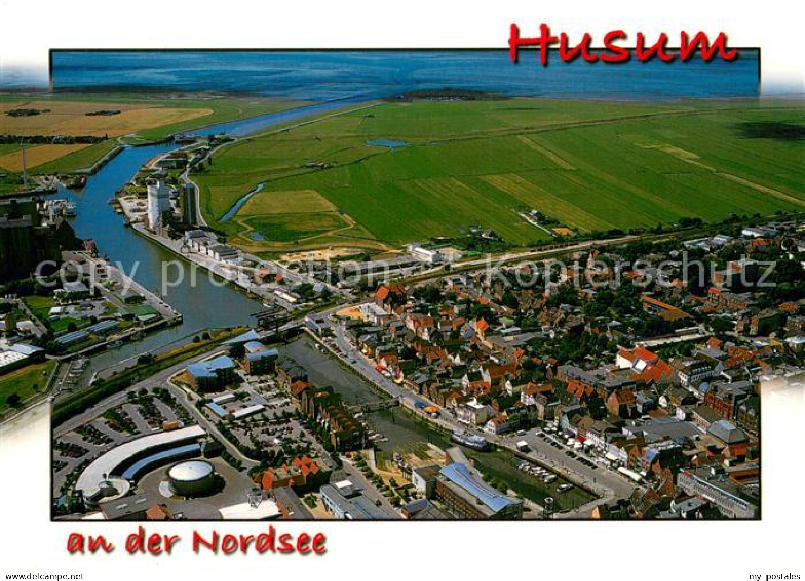 Husum Nordfriesland Fliegeraufnahme