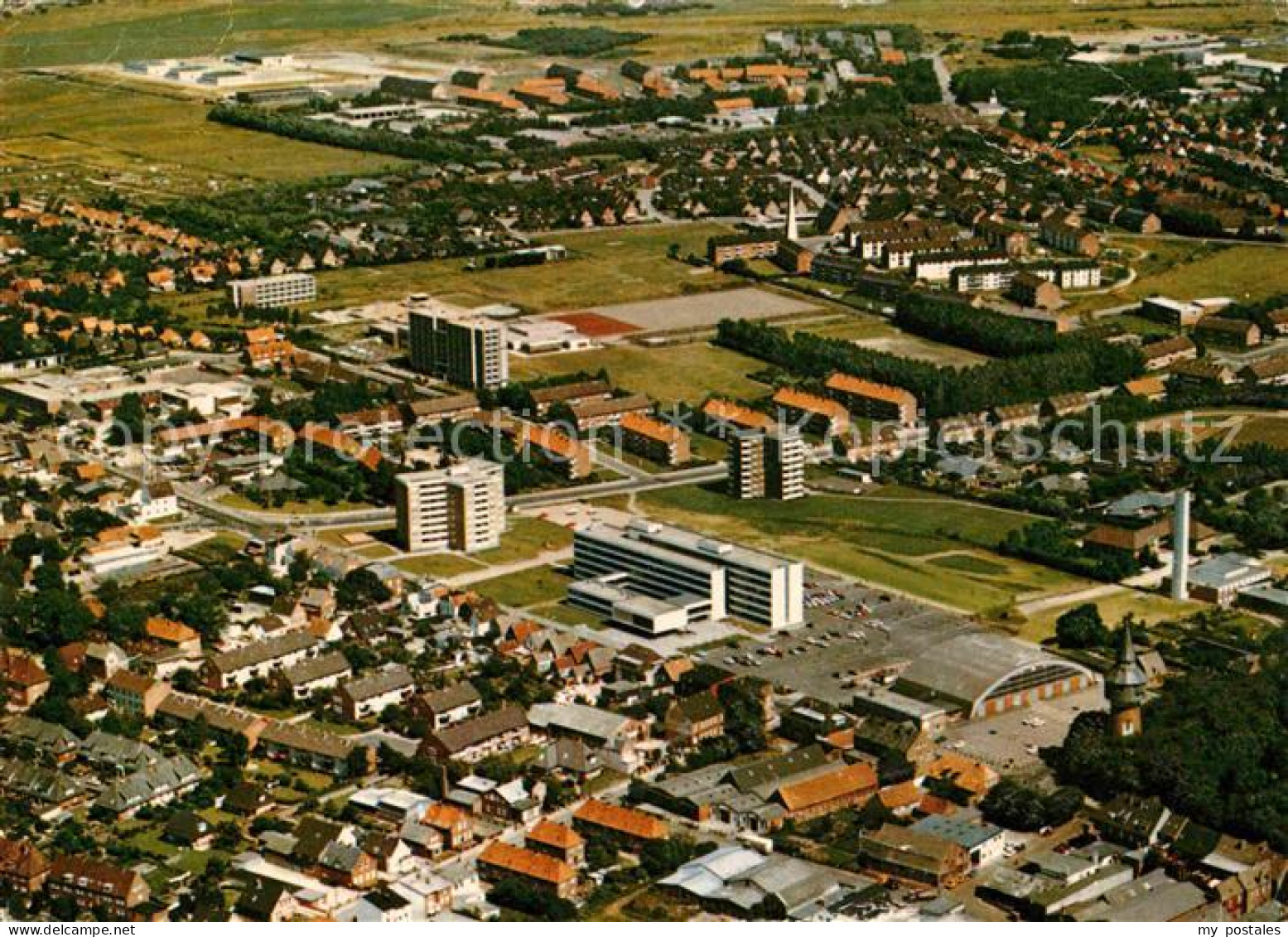 Husum Nordfriesland Fliegeraufnahme