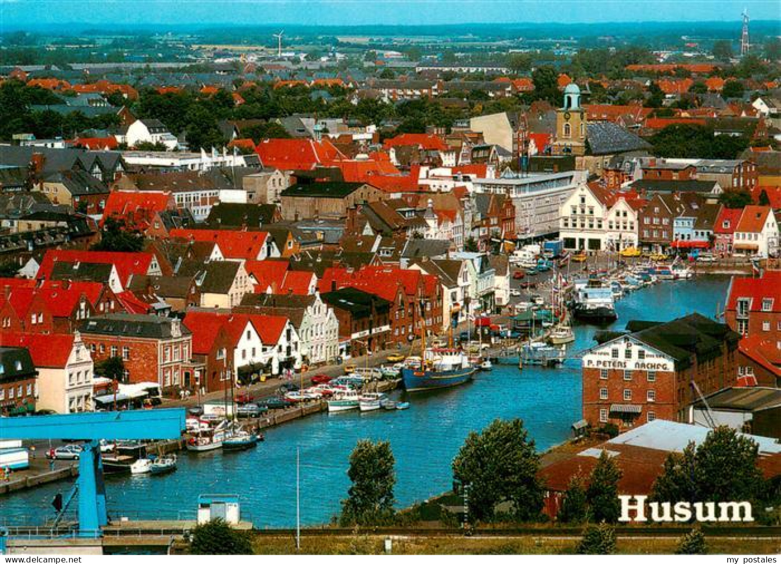 Husum  Nordfriesland Fliegeraufnahme