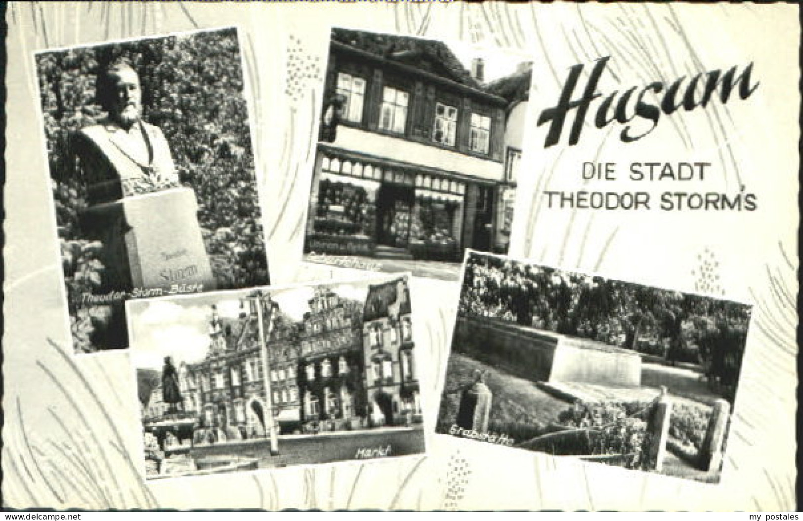 Husum Nordfriesland Husum Markt Grab