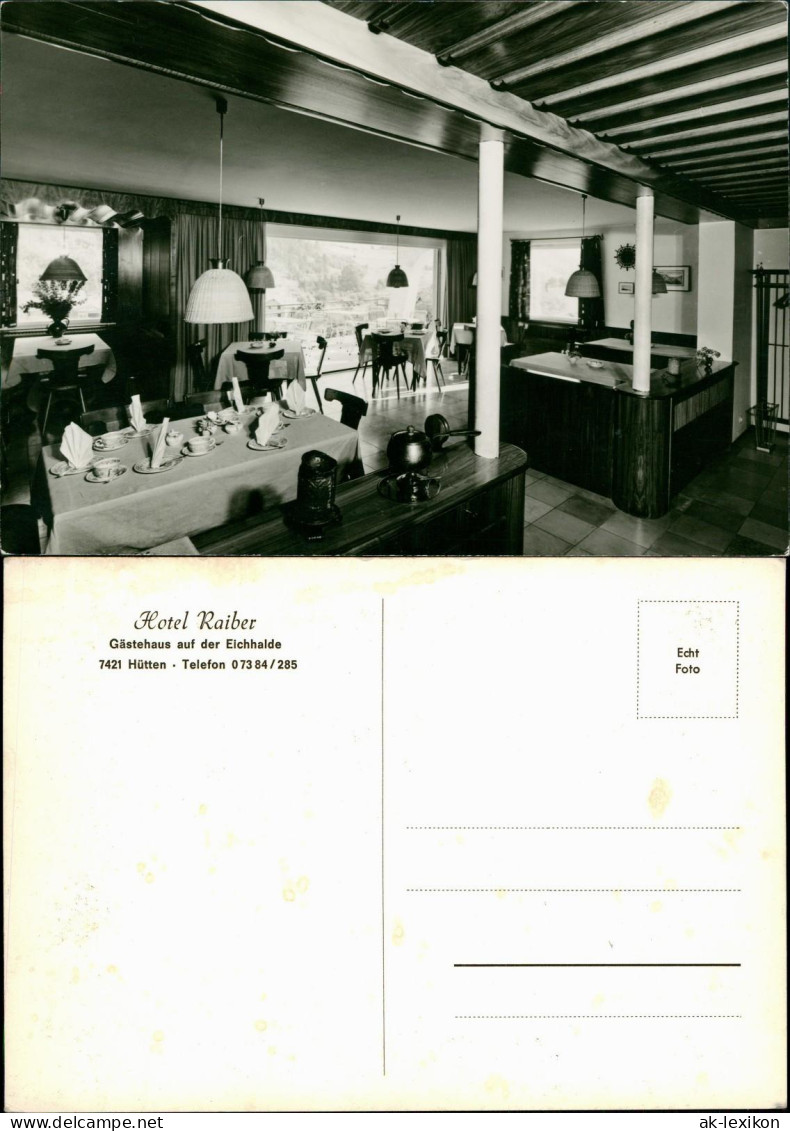 Hütten (Schmiechtal)-Schelklingen Hotel RaiberGästehaus auf der Eichhalde 1967