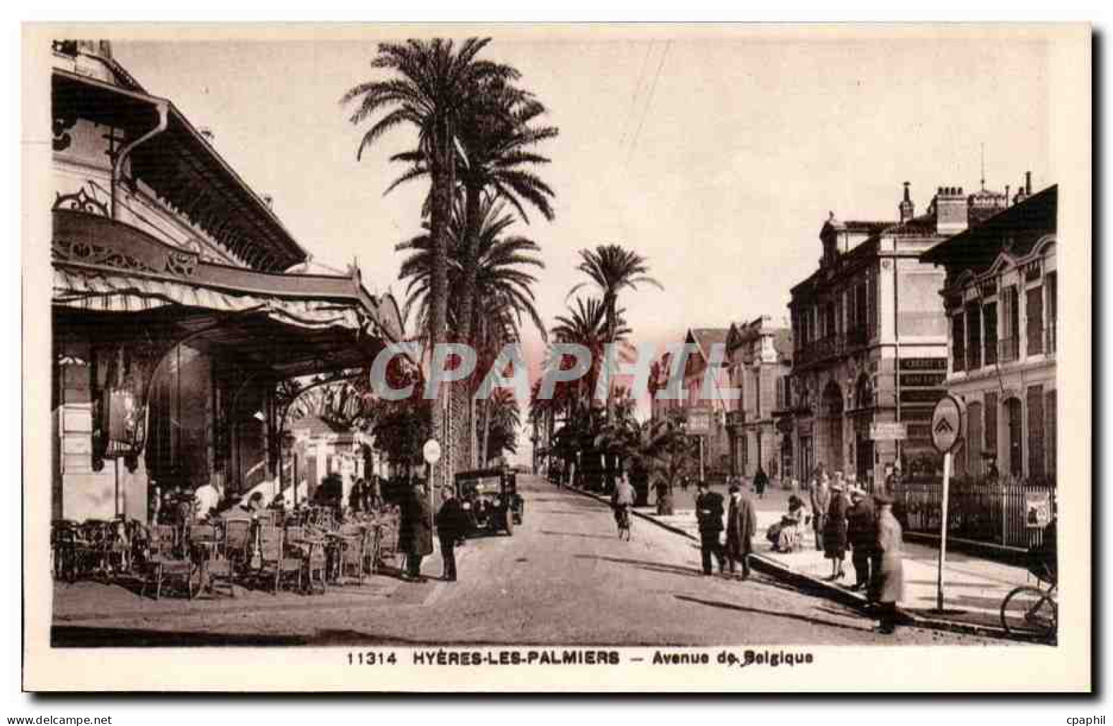 Hyeres - Avenue de Belgique CPA