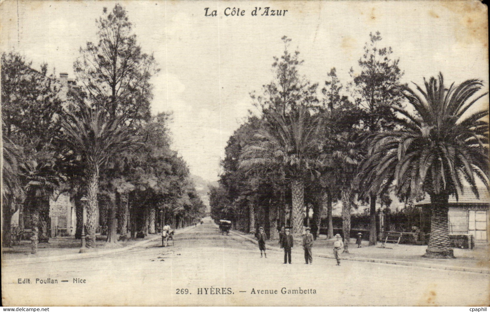 Hyeres - Avenue Gambetta - CPA