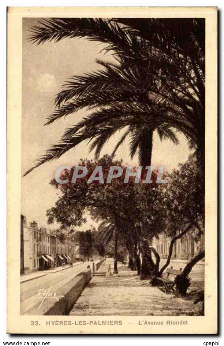 Hyeres CPa L'avenue Riondet
