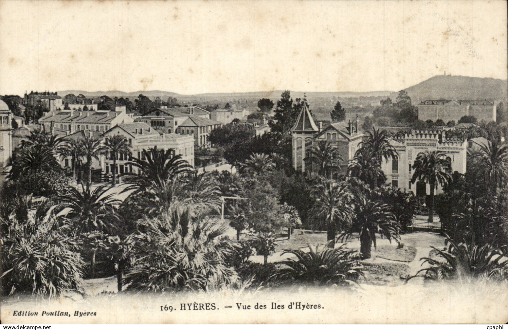 Hyeres - Vue des Iles d'Hyeres - CPA
