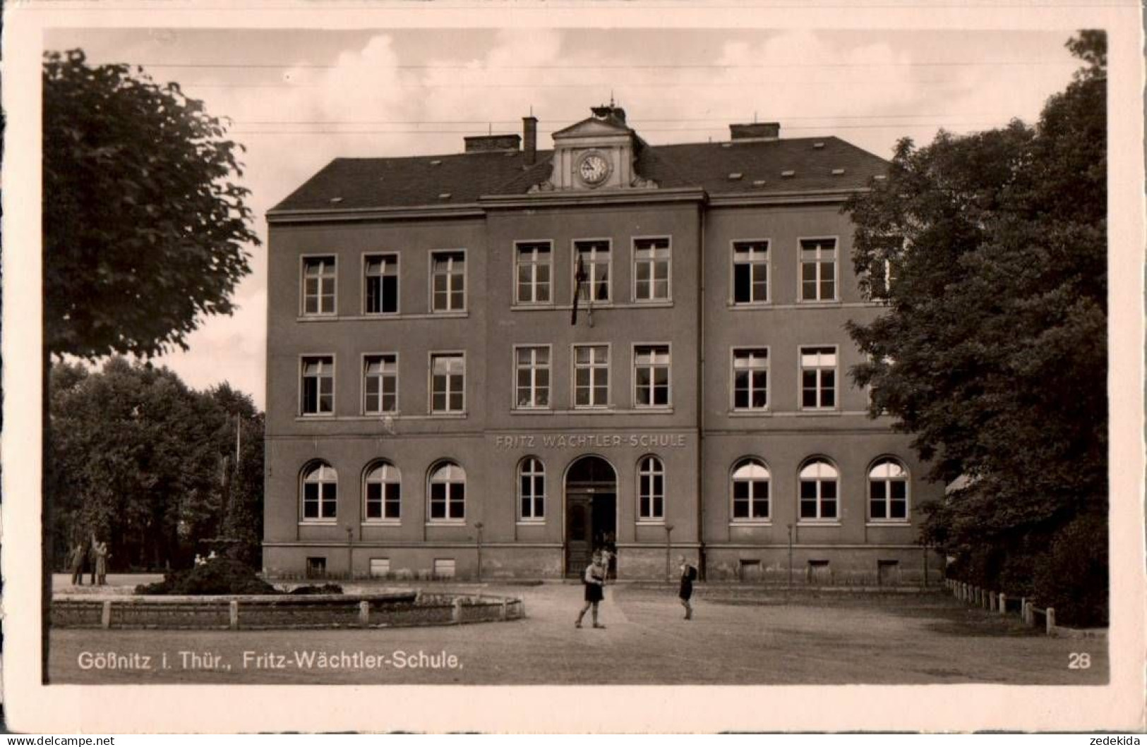 I0219 - Gößnitz Gössnitz Fritz Wächtler Schule - Verlag Trinks & Co