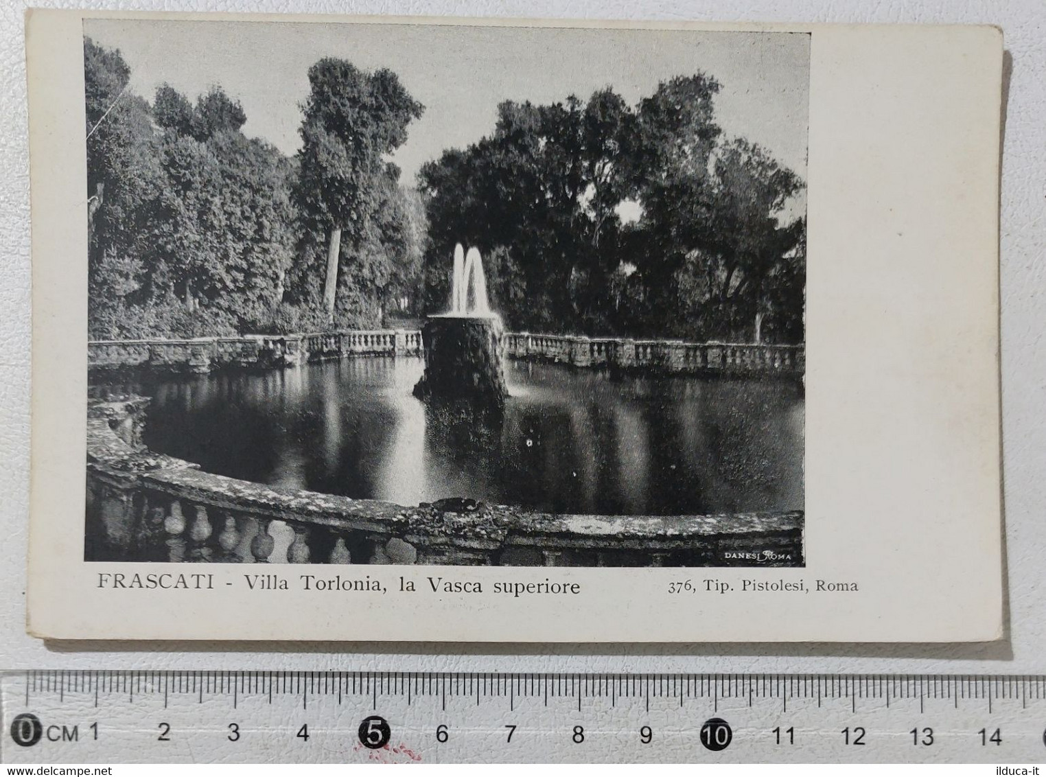 I121136 Cartolina - Roma - Frascati - Villa Torlonia e la Vasca Superiore